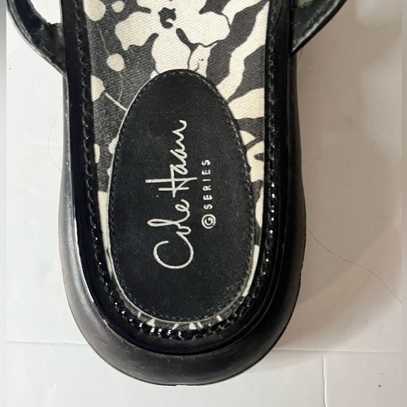 Cole Haan G Series Women’s Black Sandals with Nike Air Sole Size 8 - Picture 3 of 7